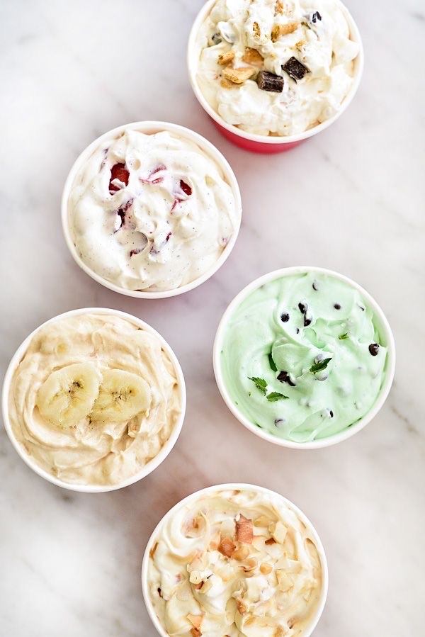 No churn ice cream base