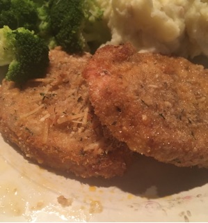 Kicked Up Breaded Pork Chops