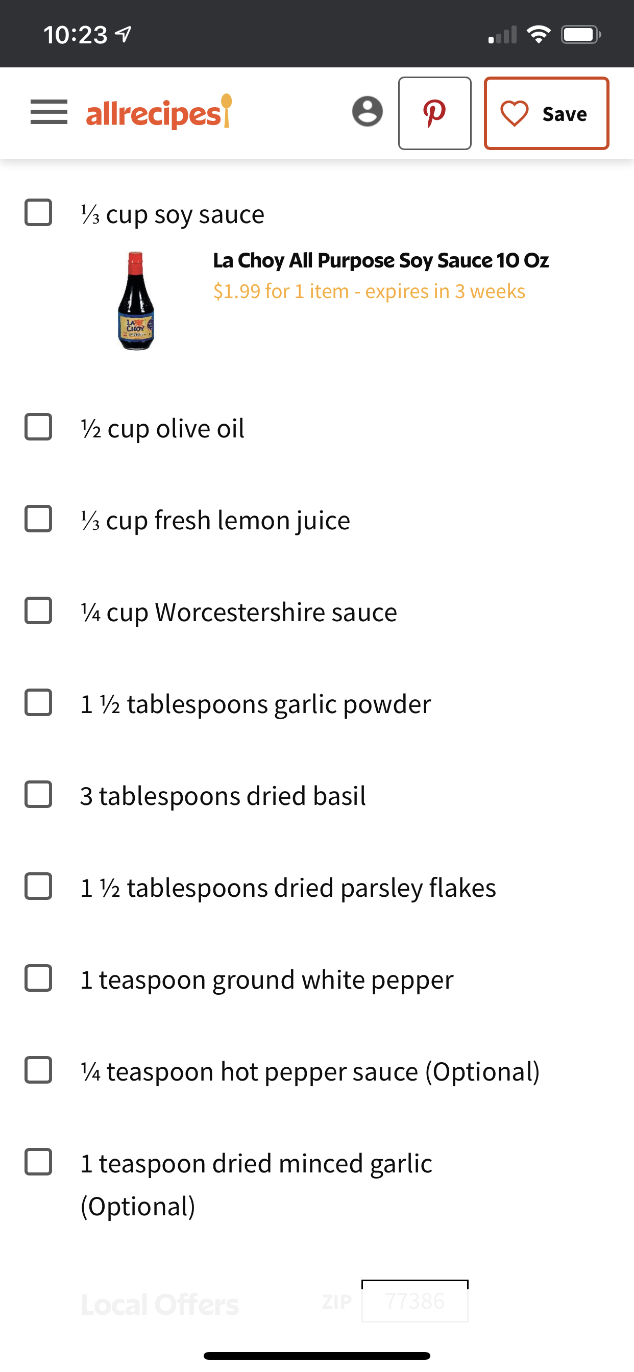Steak seasoning
