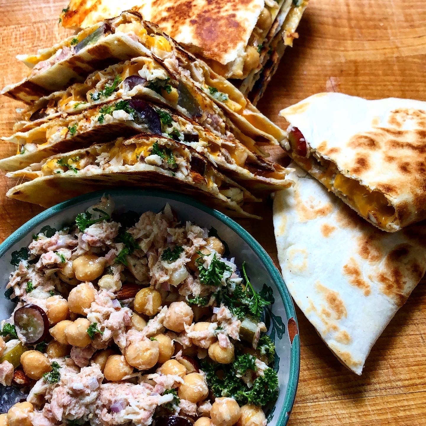 Grown Up Tuna Melt Quesadilla 
