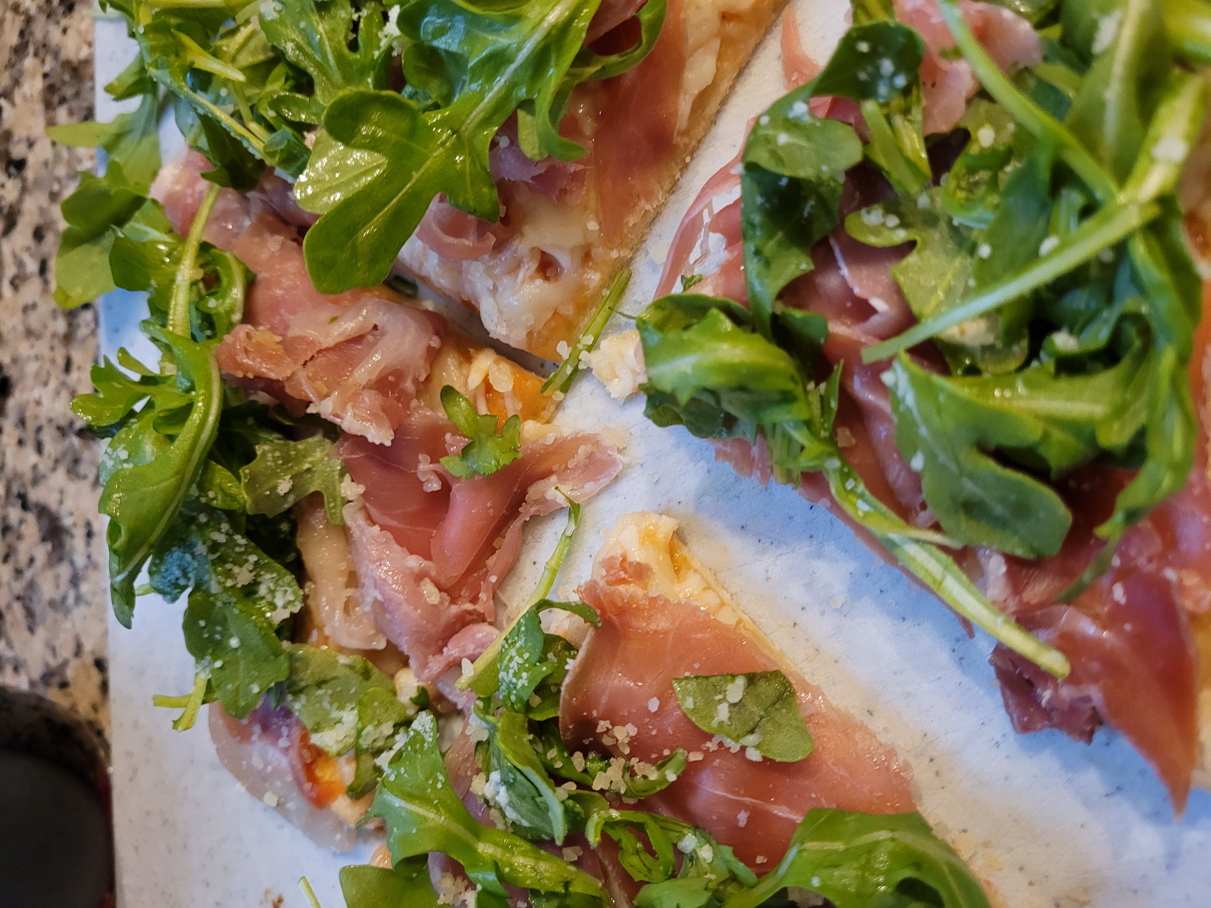 Prosciutto and Arugula Pizza