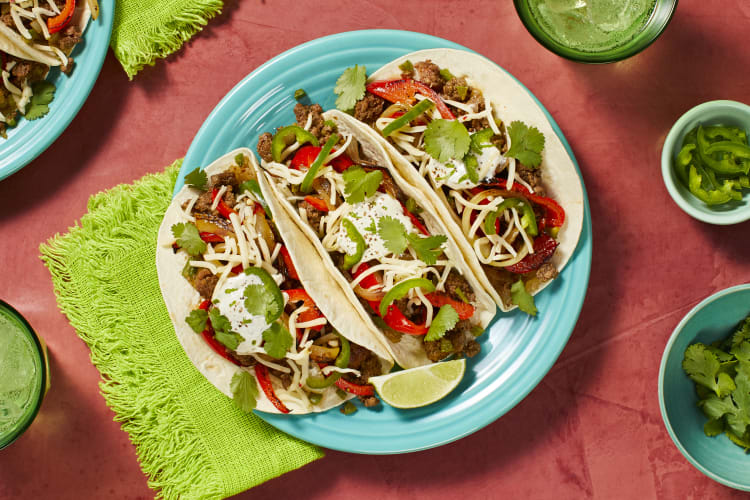 Southwestern Beef Tacos