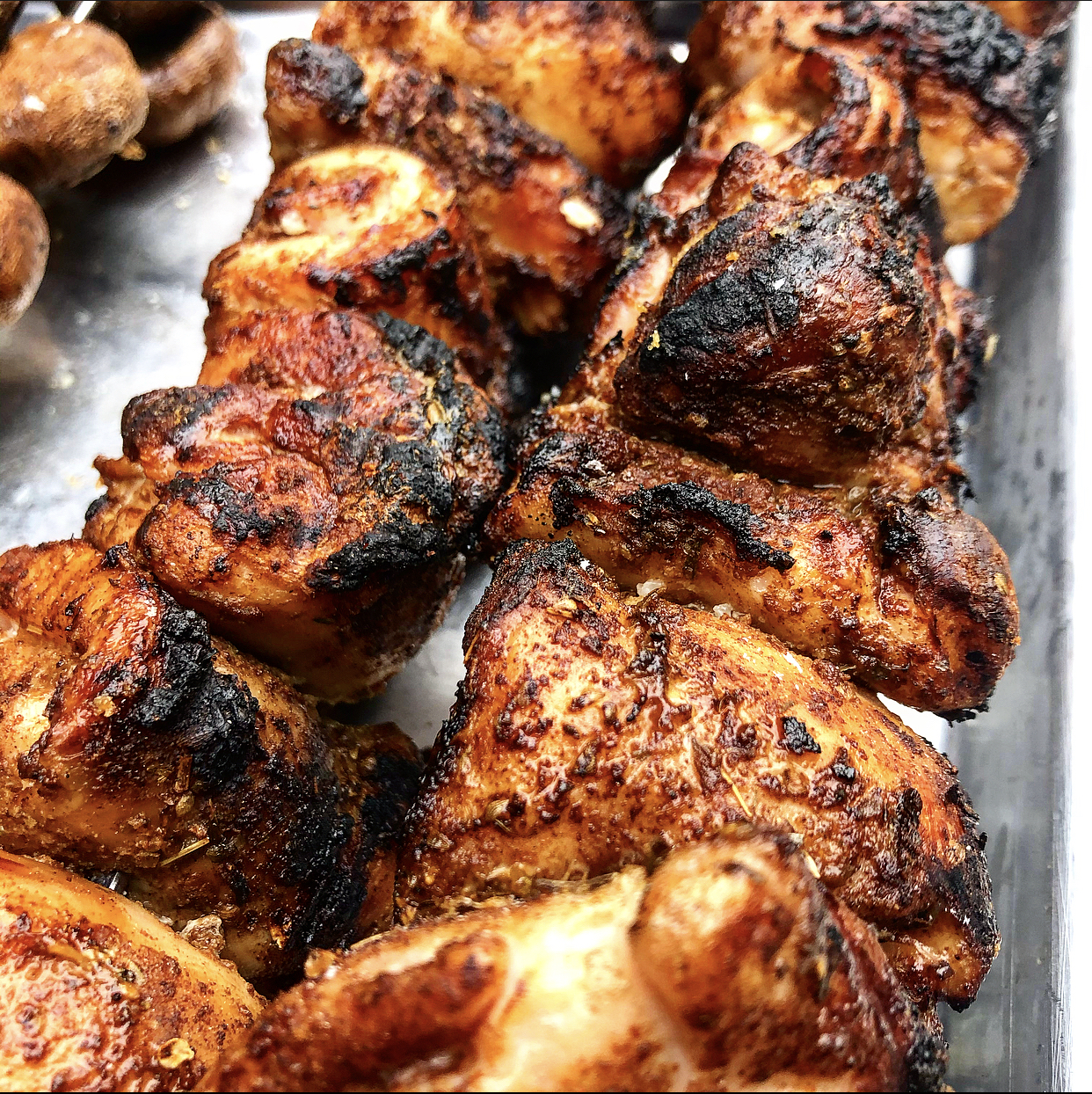 Grilled Chicken Shawarma Kabobs