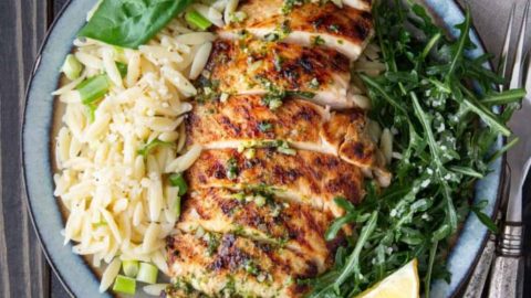 Pesto and Lemon Grilled Chicken