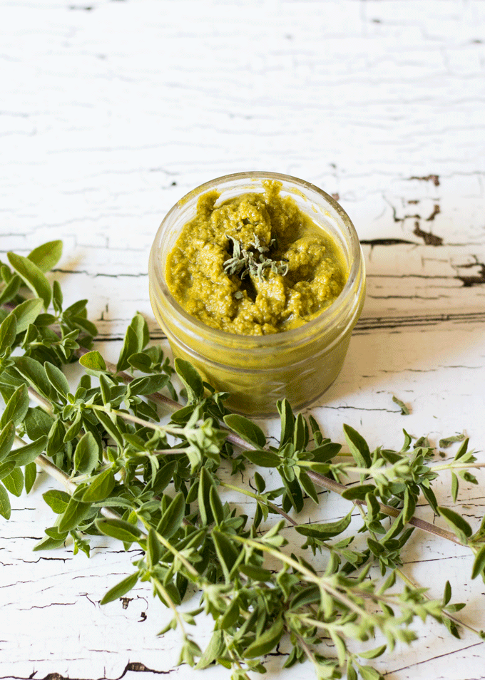 Garlic and Oregano Pesto