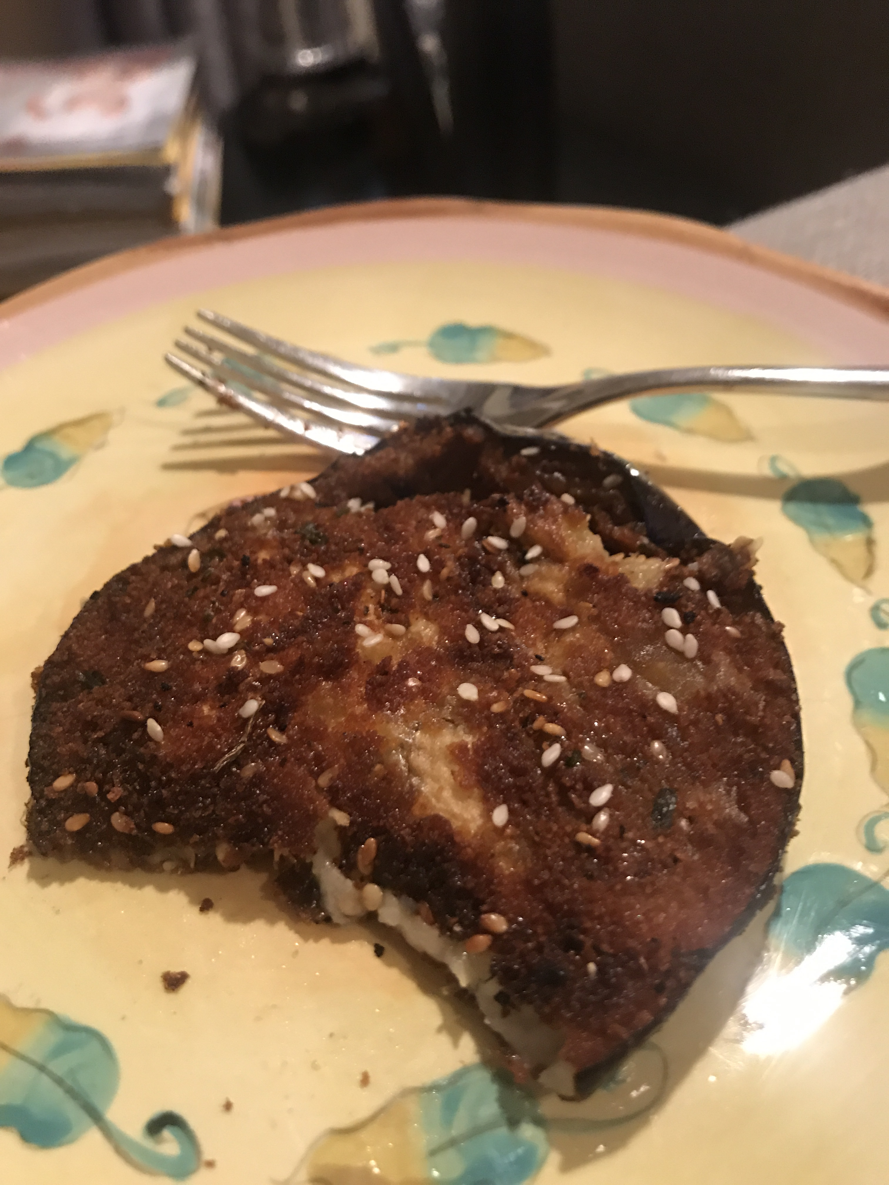 Simply Fried Eggplant