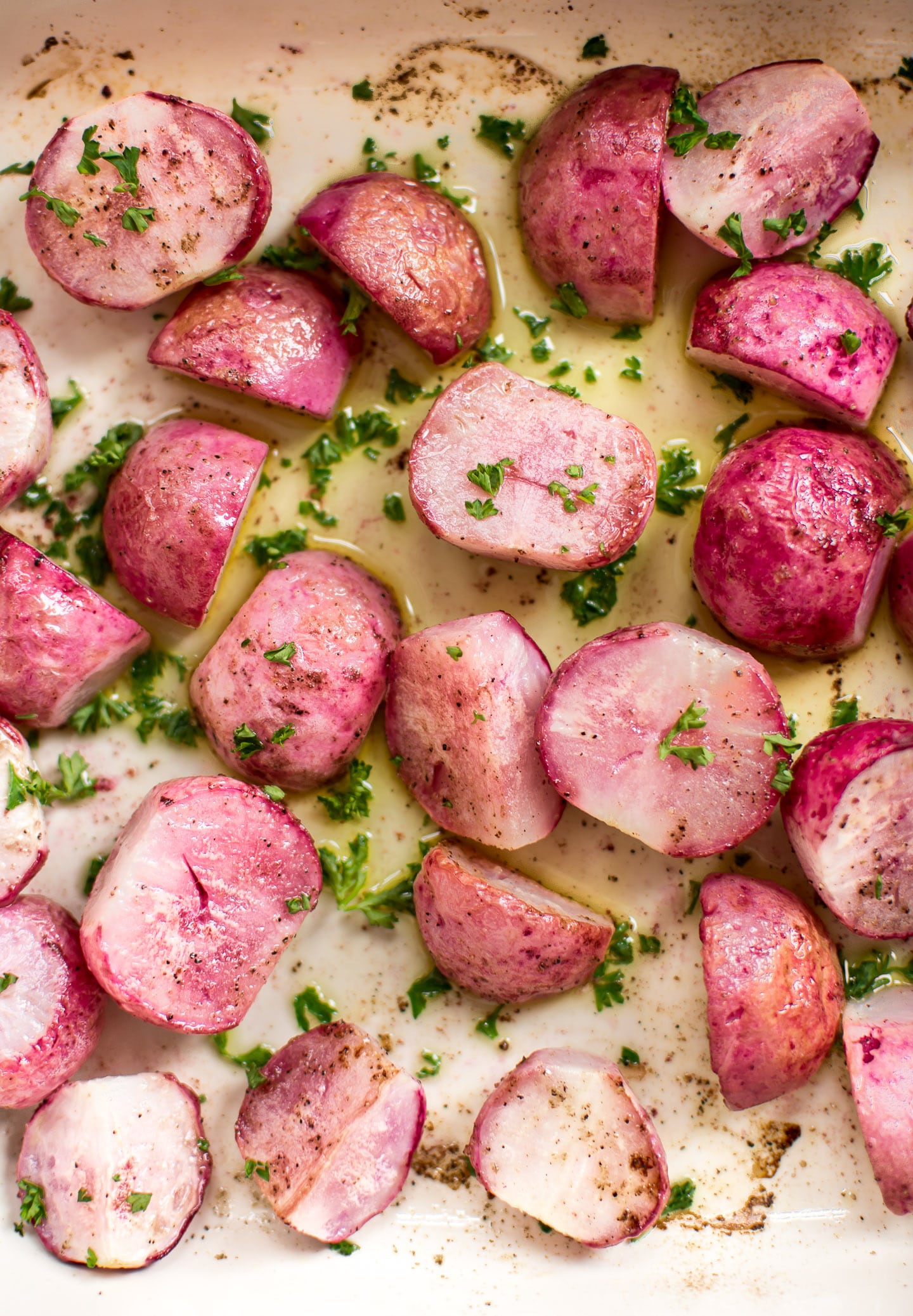 Simple Roasted Radishes