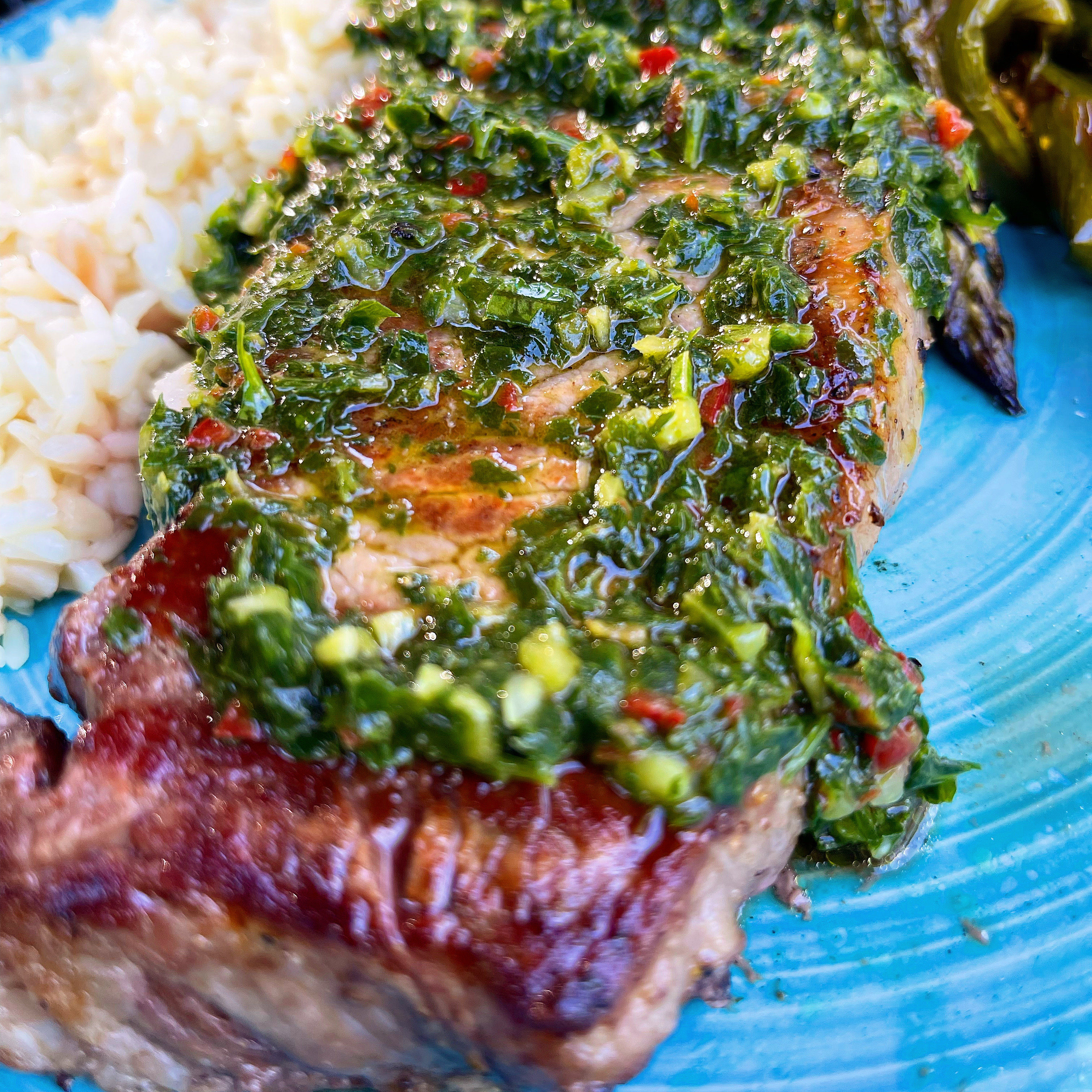 Homemade chimichurri
