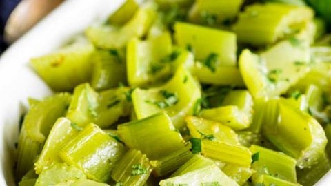 Braised Celery - A Simple Side Dish