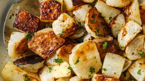 Simple Roasted Turnips