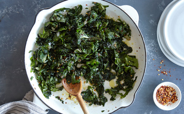 Garlicky Swiss Chard