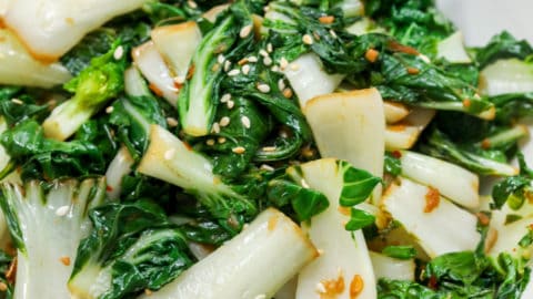 Sesame Ginger Bok Choy