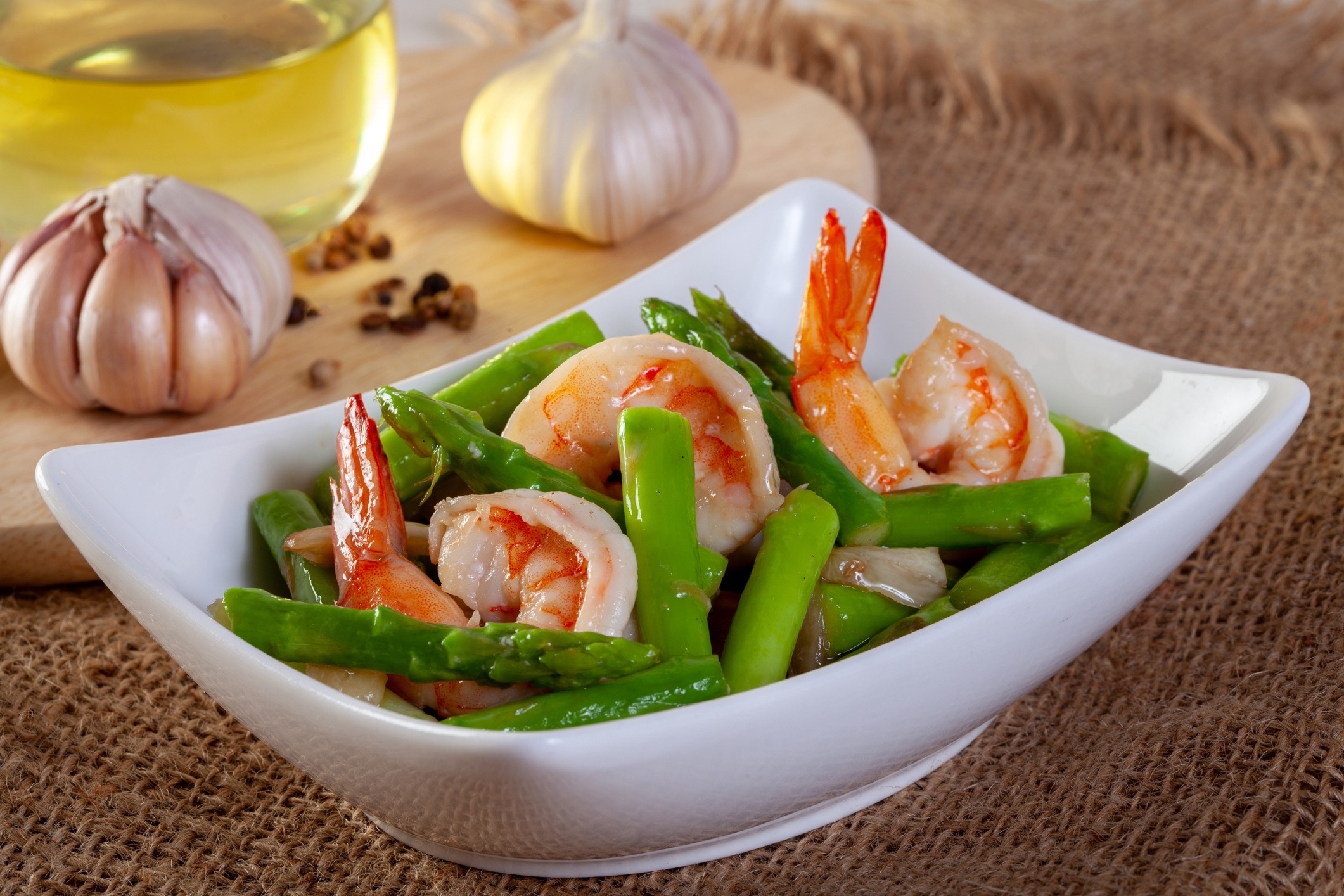 Shrimp and Asparagus Salad