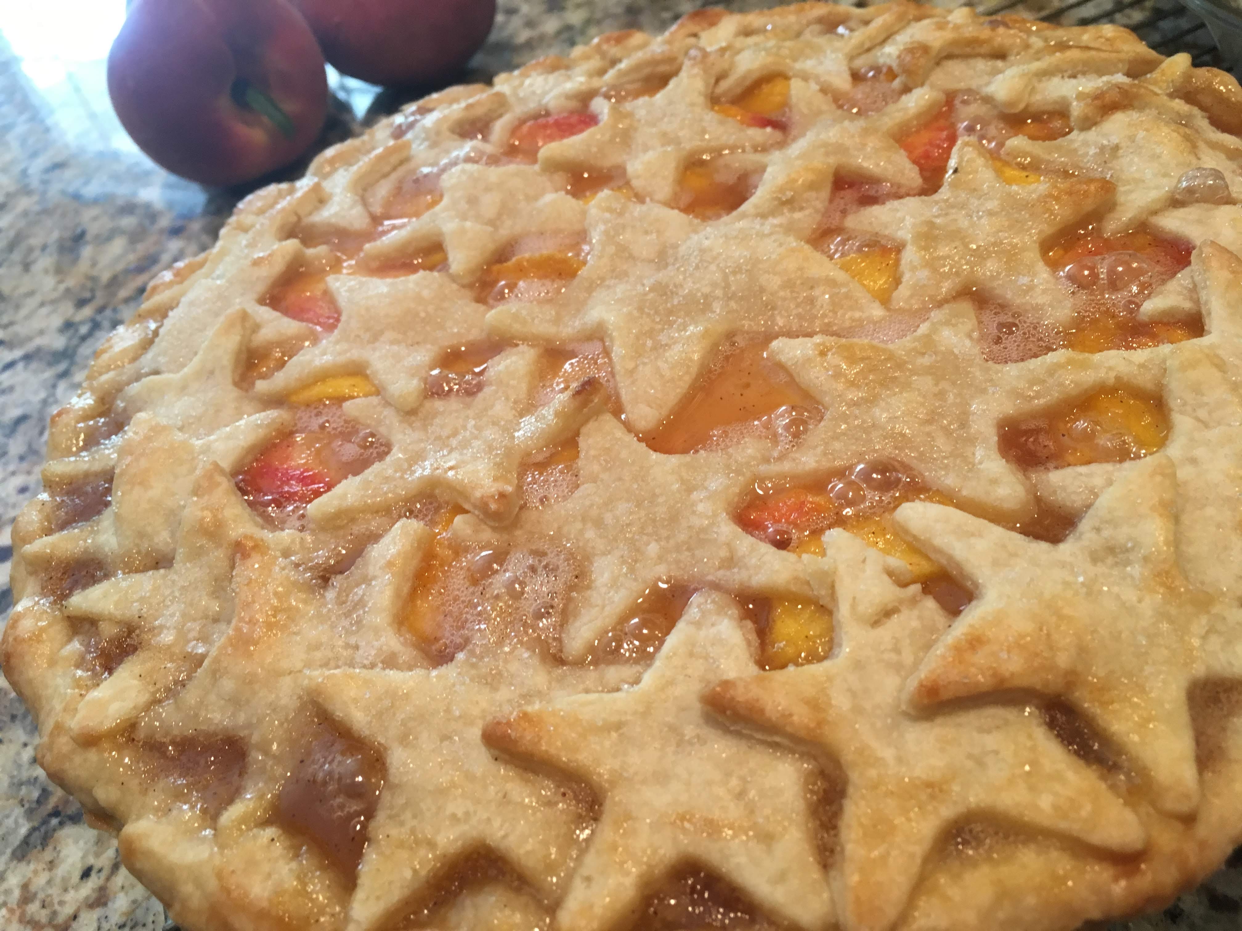 Peach Pie the Old Fashioned Two Crust Way
