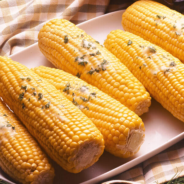 Corn-On-The-Cob with Seasoned Butters