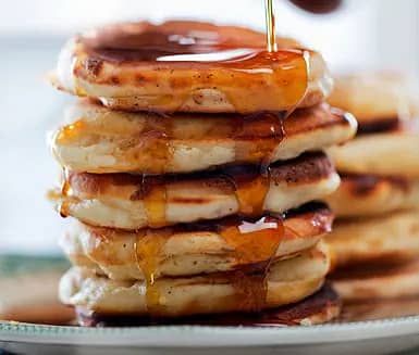 Förenklade amerikanska pannkakor