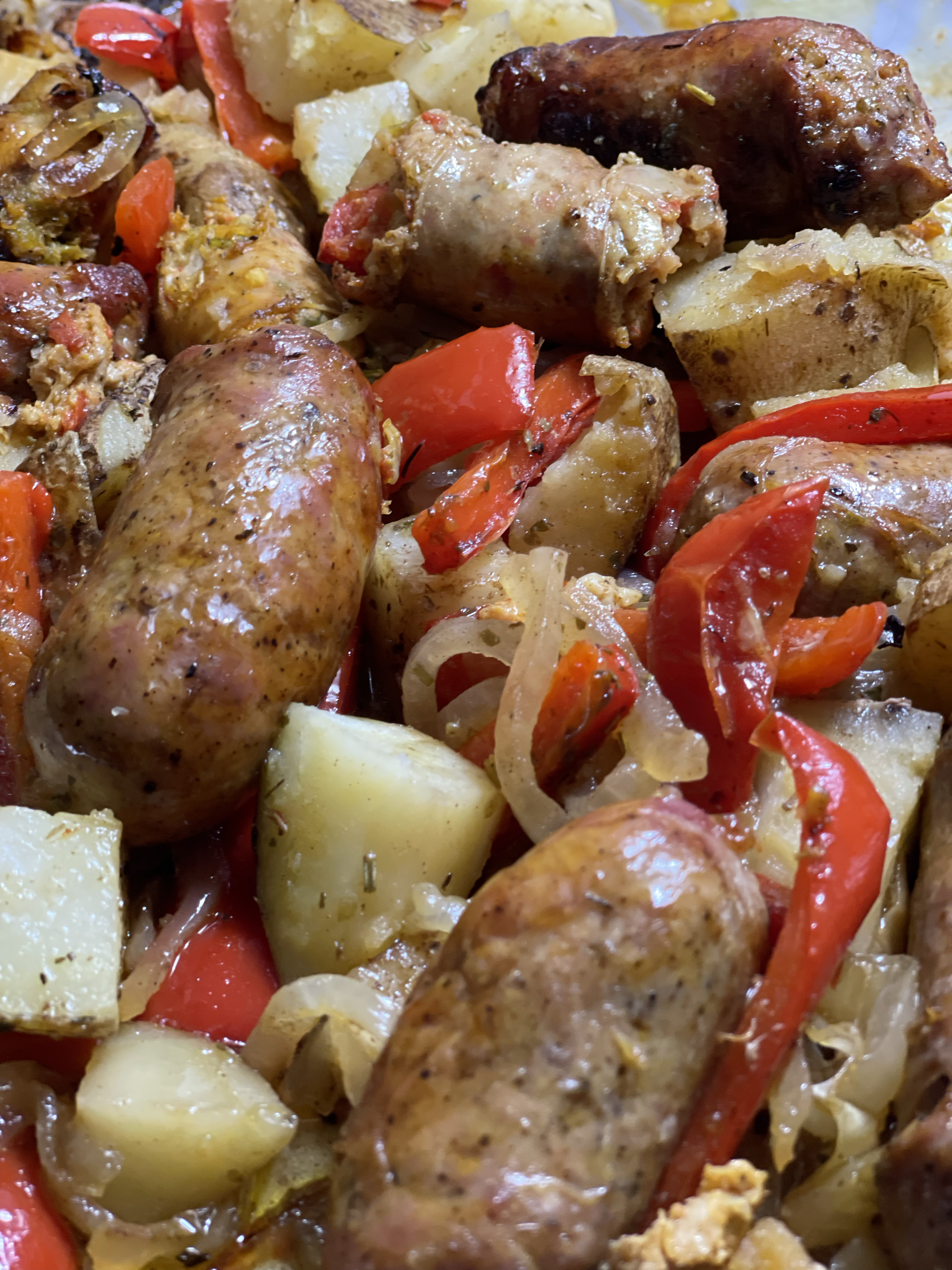 Sausage Tray Bake