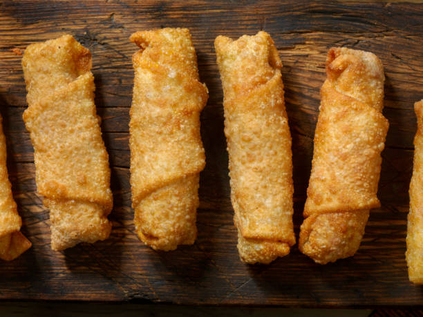 Thanksgiving Leftover Stuffed Egg Rolles