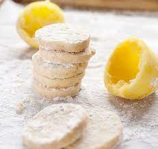 Light Lemon Shortbread Cookies