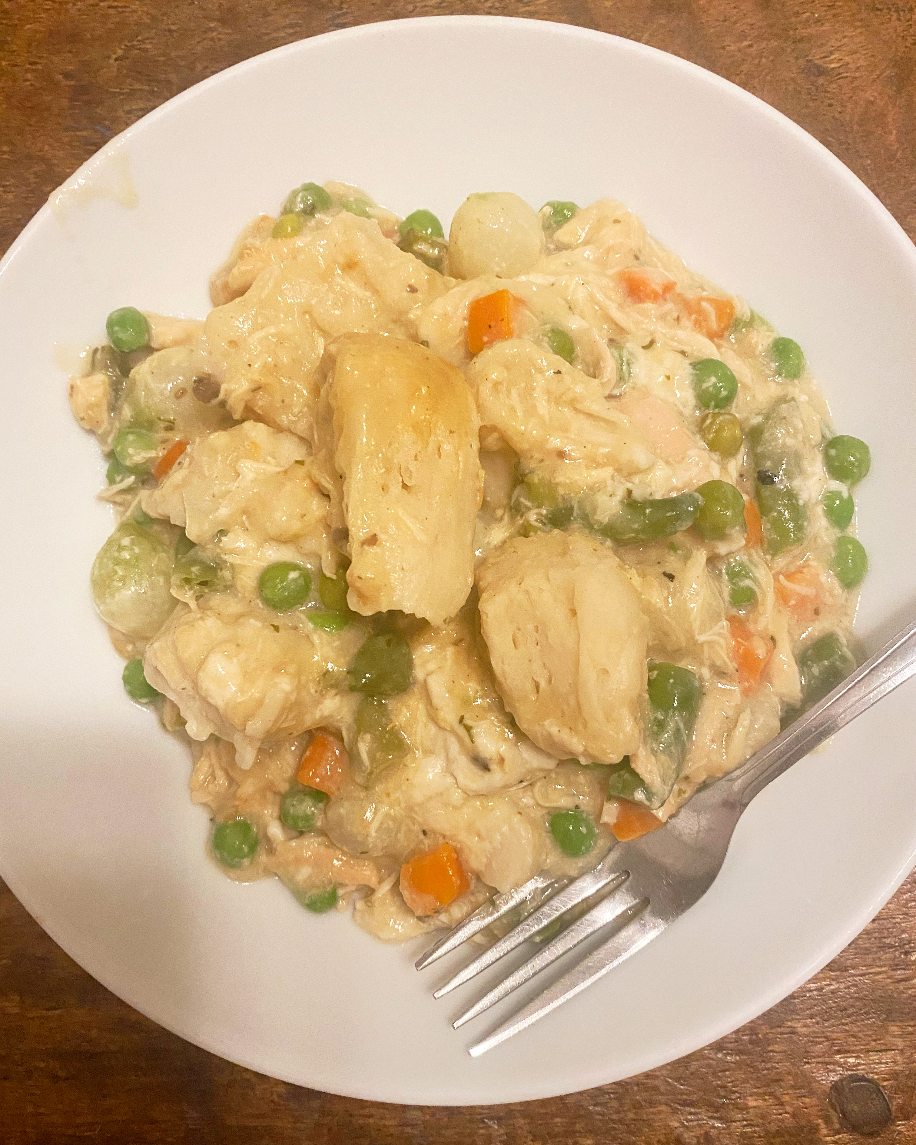 Crockpot  chicken and dumplings