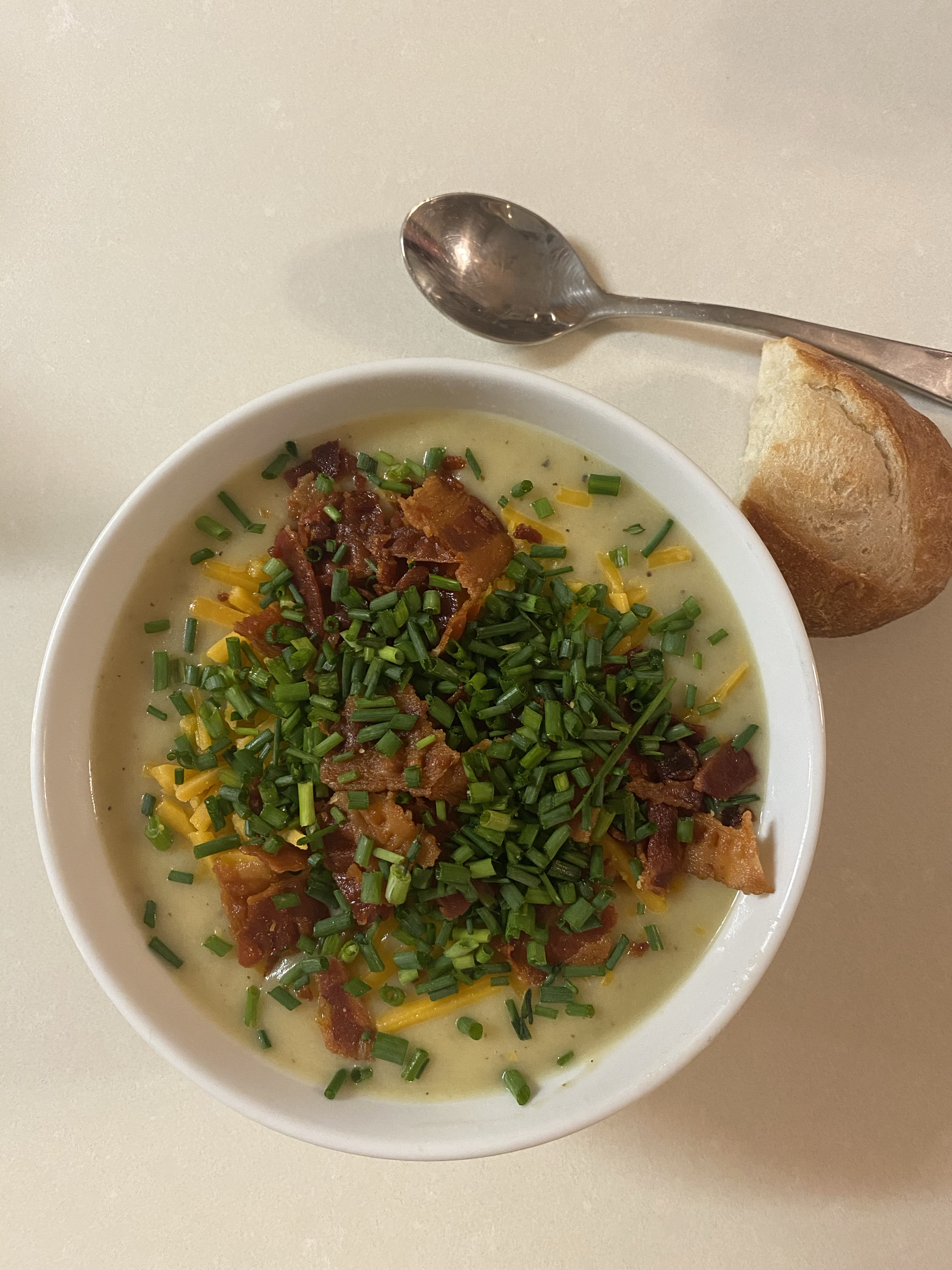 Potato leek soup