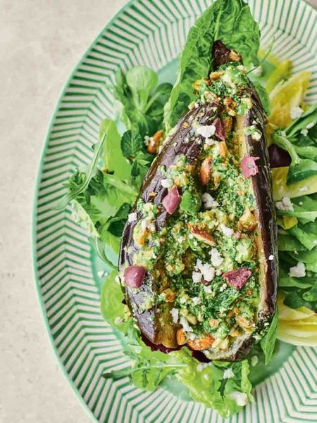 Moreish aubergine salad