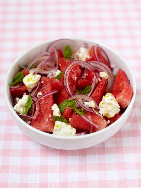 Watermelon & feta salad