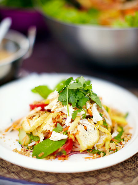 Chicken & green mango Thai salad