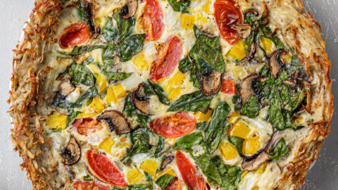 Potato Crust Quiche