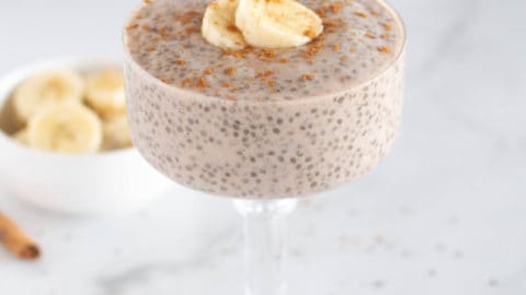 Banana Chia Pudding {Whole30, Paleo, Vegan}