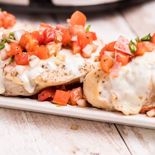 Slow Cooker Bruschetta Chicken