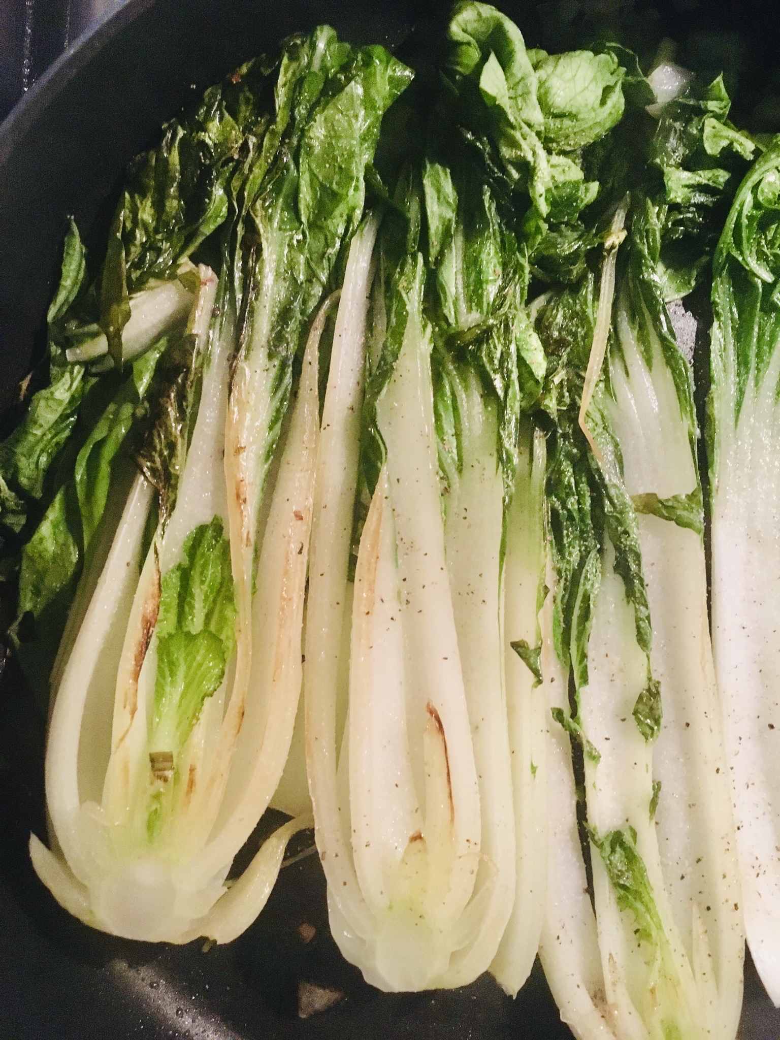 Lemon Garlic Sautéed Bok Choy