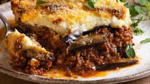Moussaka (Greek Eggplant Lasagna)