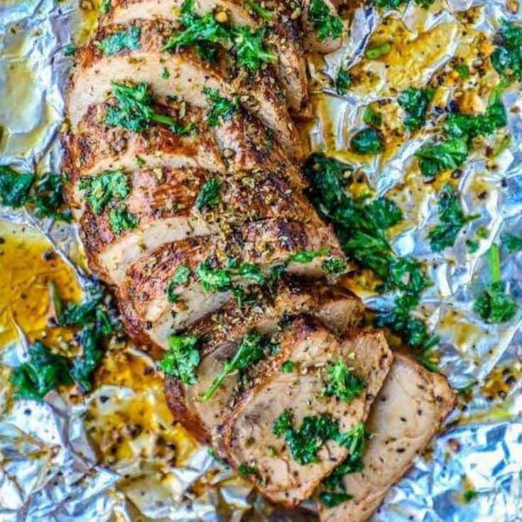 The Best Garlic Baked Pork Tenderloin Recipe Ever