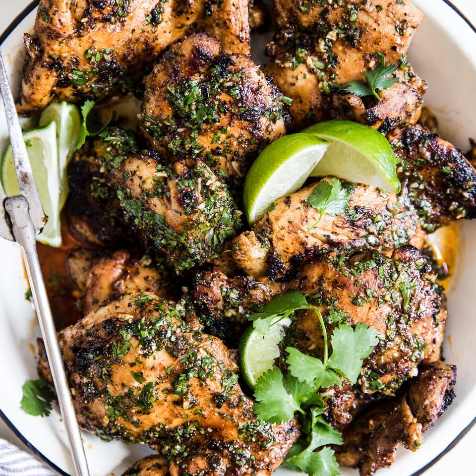 Cilantro Lime Chicken Thighs