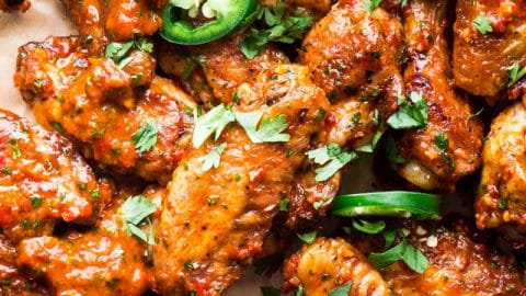 Red Chimichurri Chicken Wings