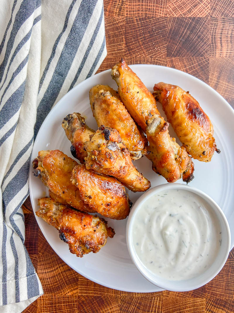 Beer Brined Chicken Wings