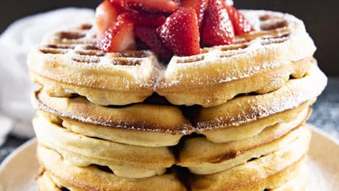 Homemade Belgian Waffle Recipe