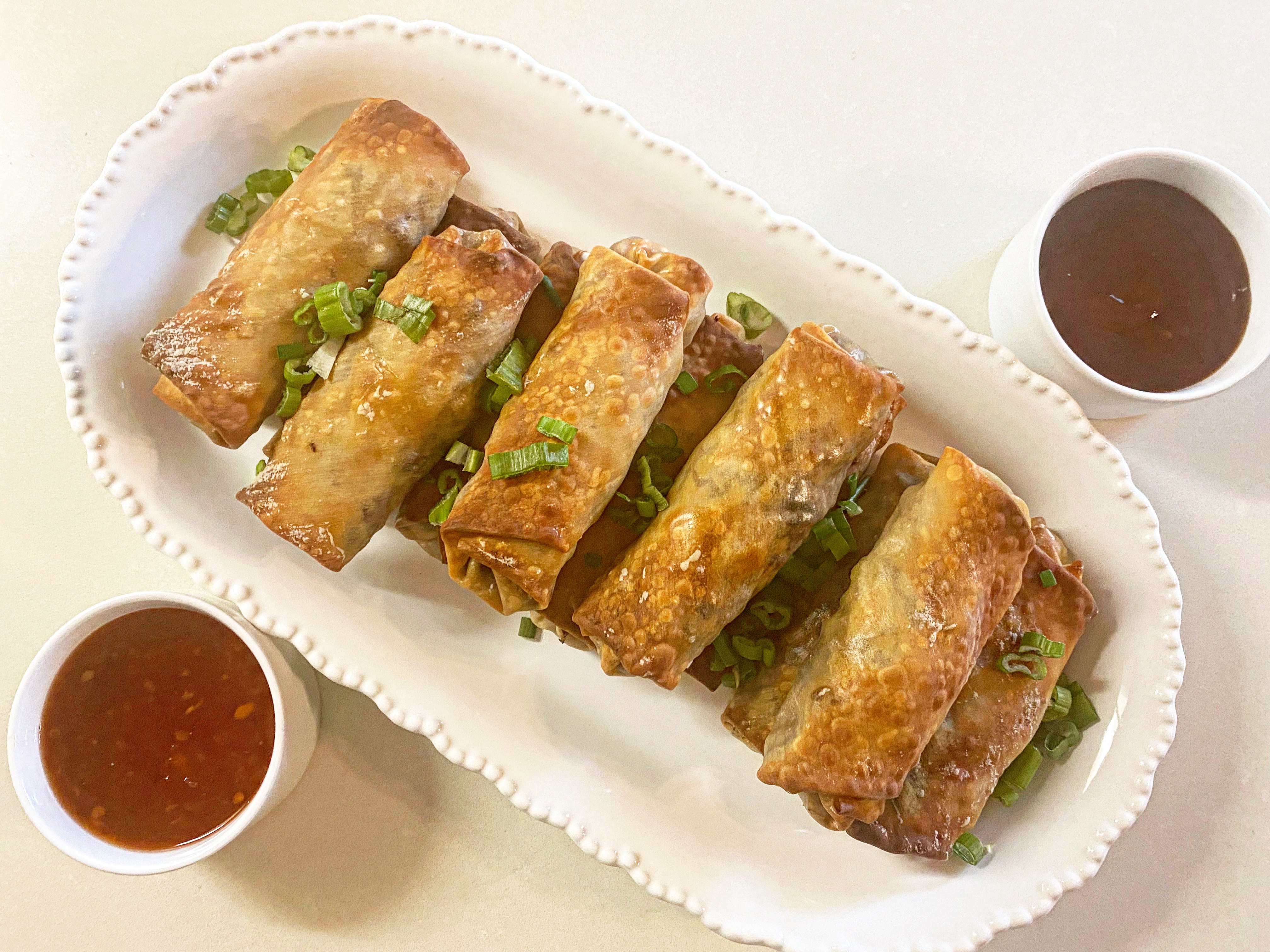 Baked Turkey egg rolls