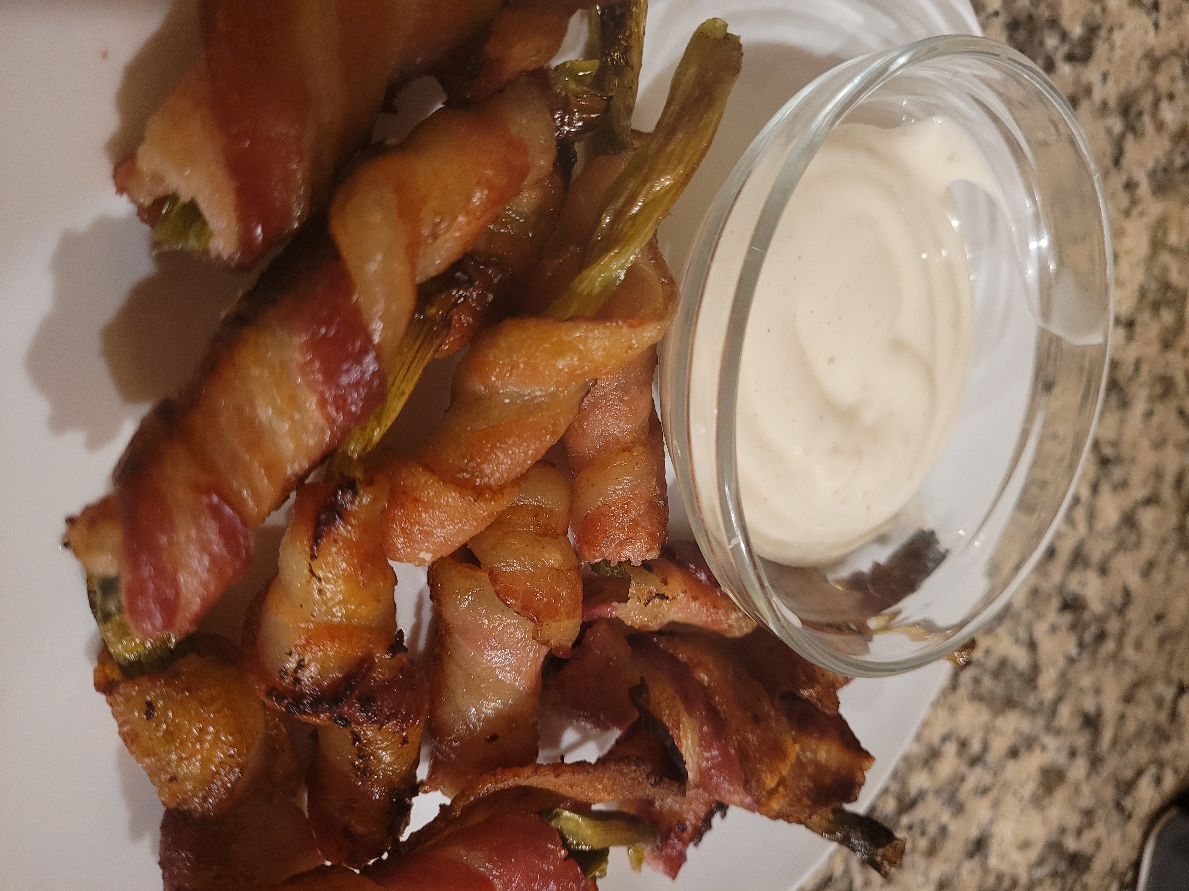 Bacon Wrapped Green Onions