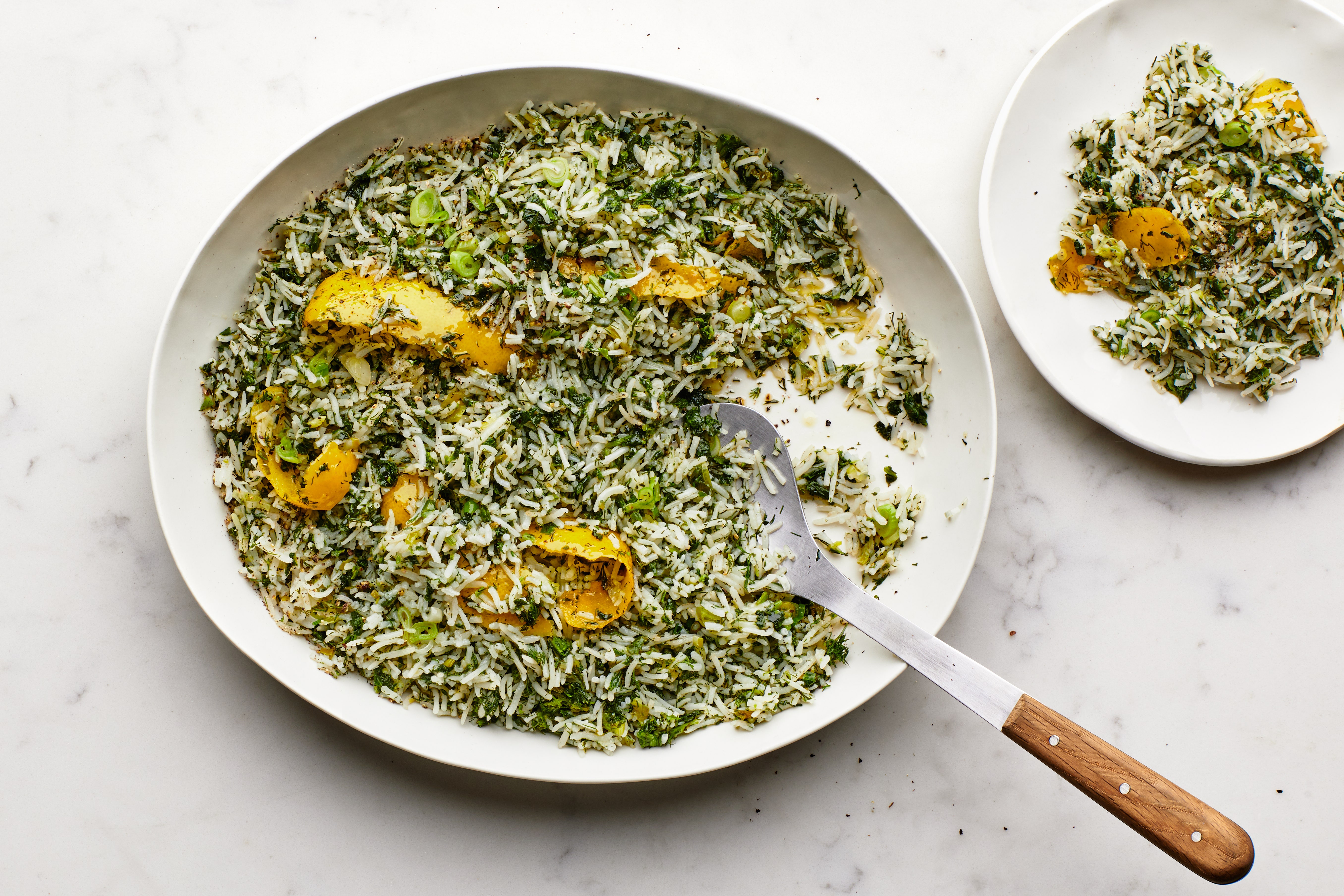 Spanakorizo (Spinach Rice)