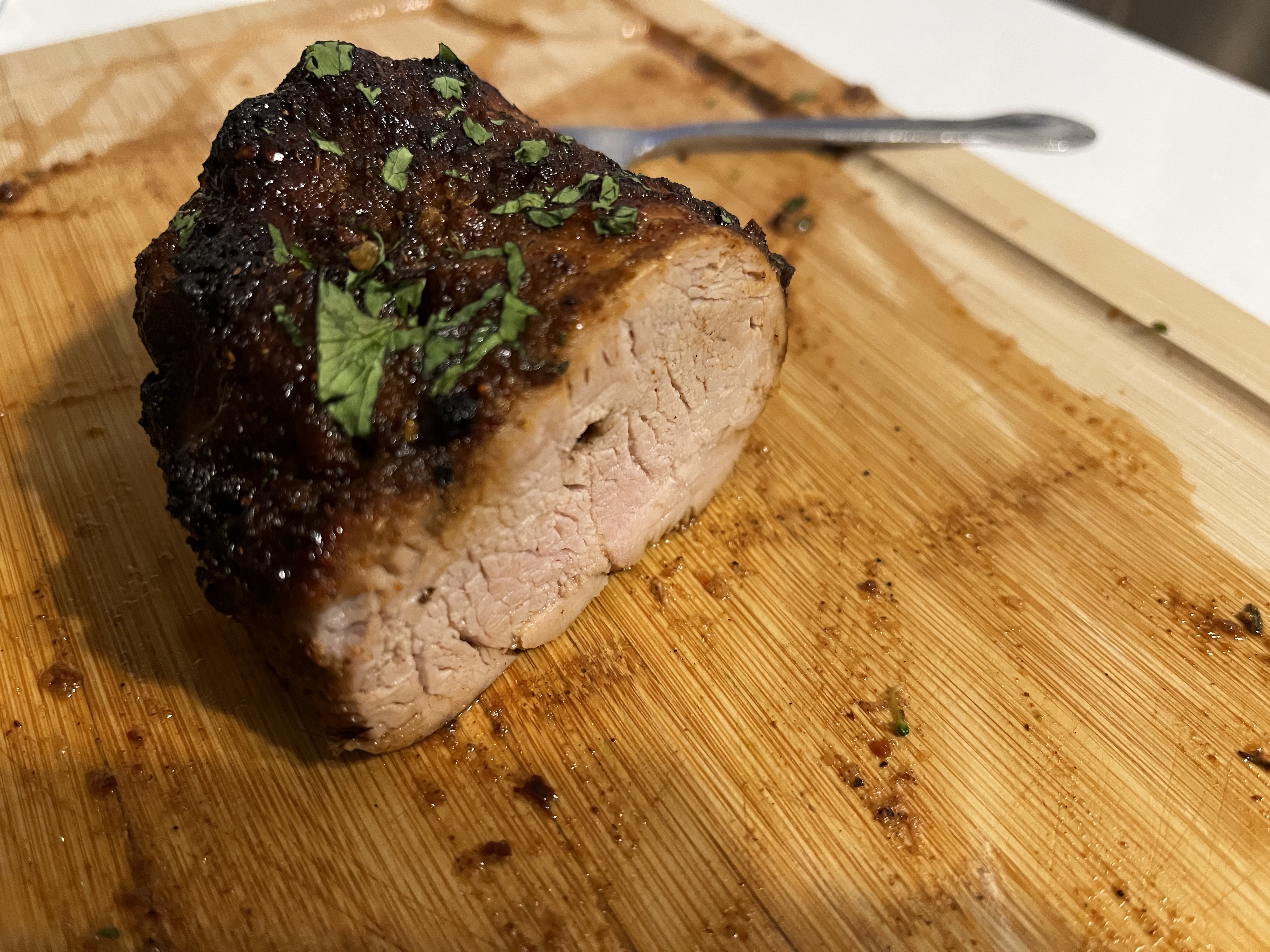 Air Fryer Chili Agave Pork Tenderloin