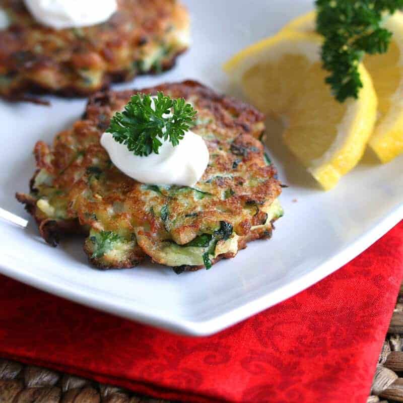 Italian Zucchini Fritters