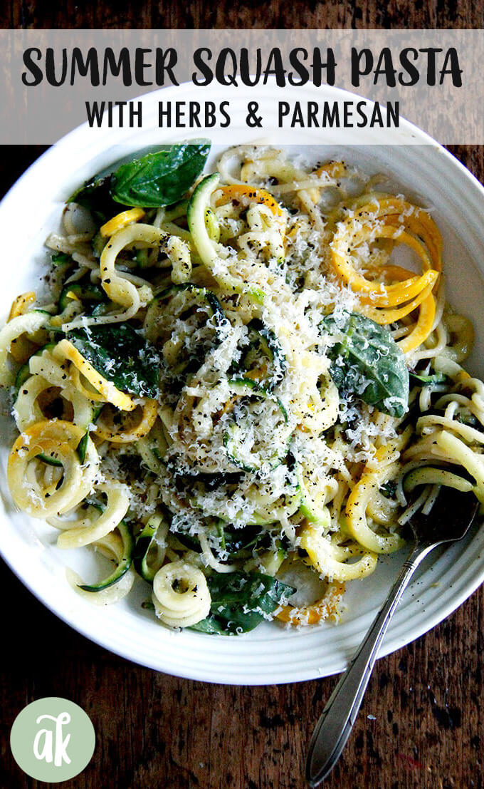 Summer Squash Spaghetti