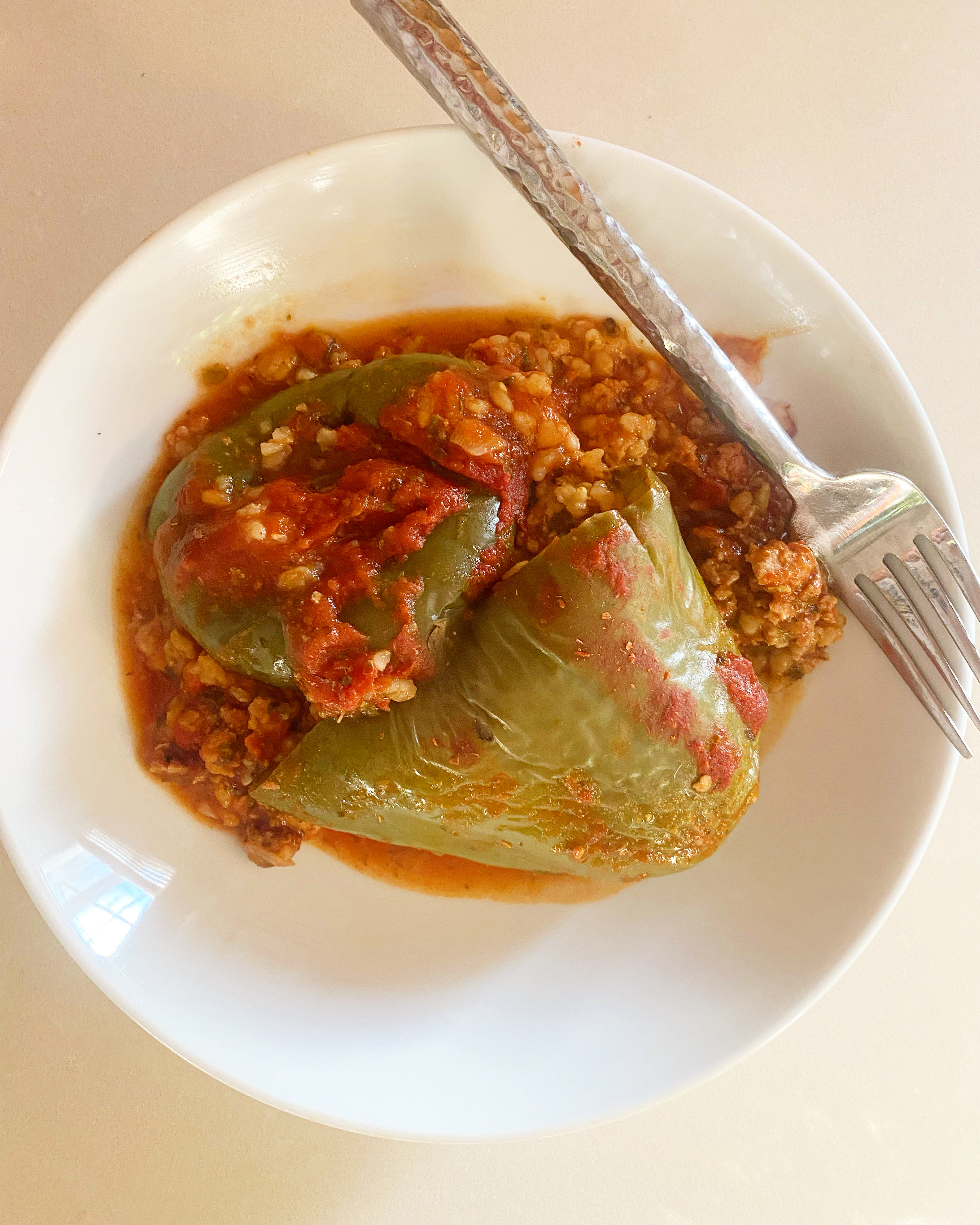 Crockpot stuffed peppers 