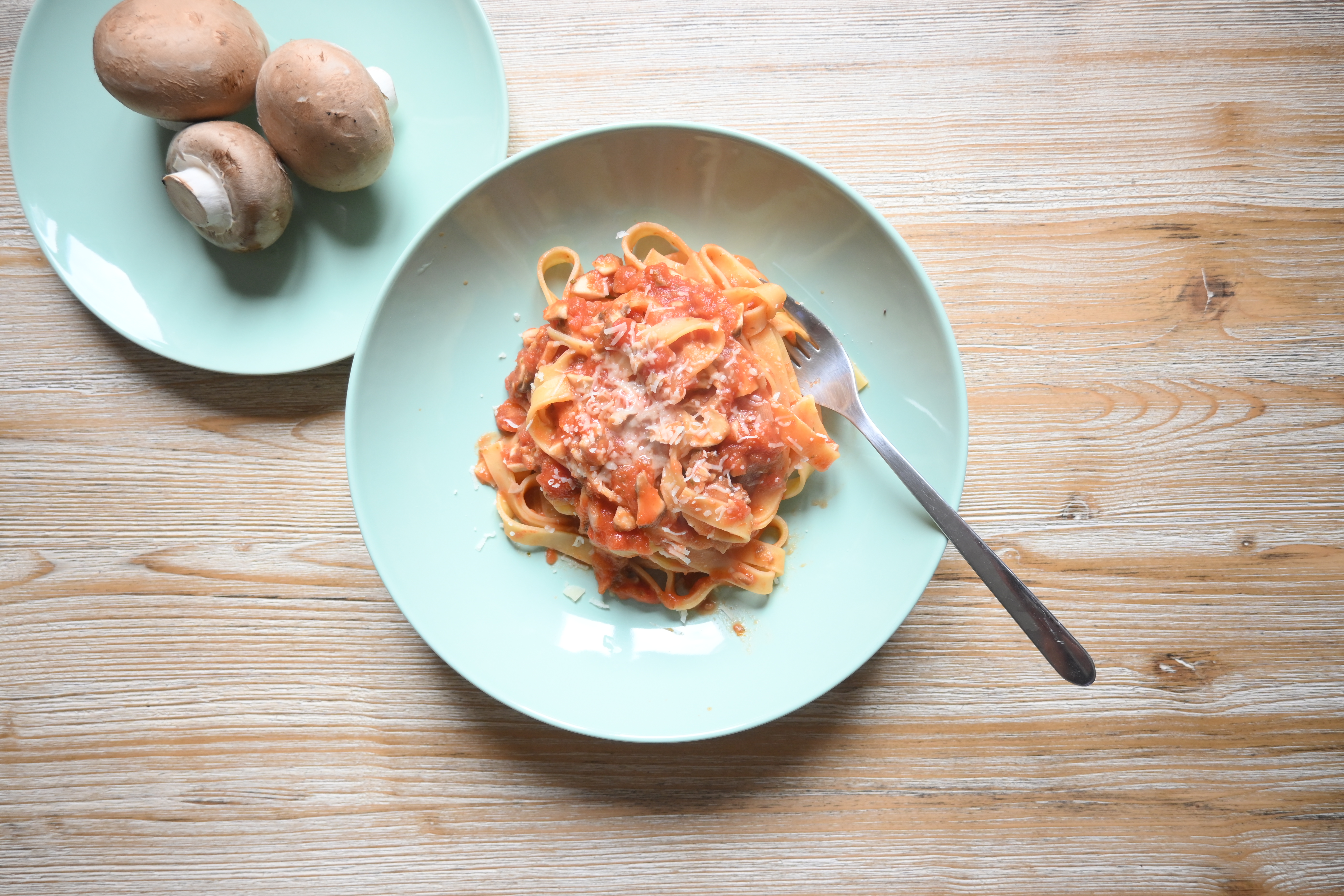 Pasta with Mushroom Marinara