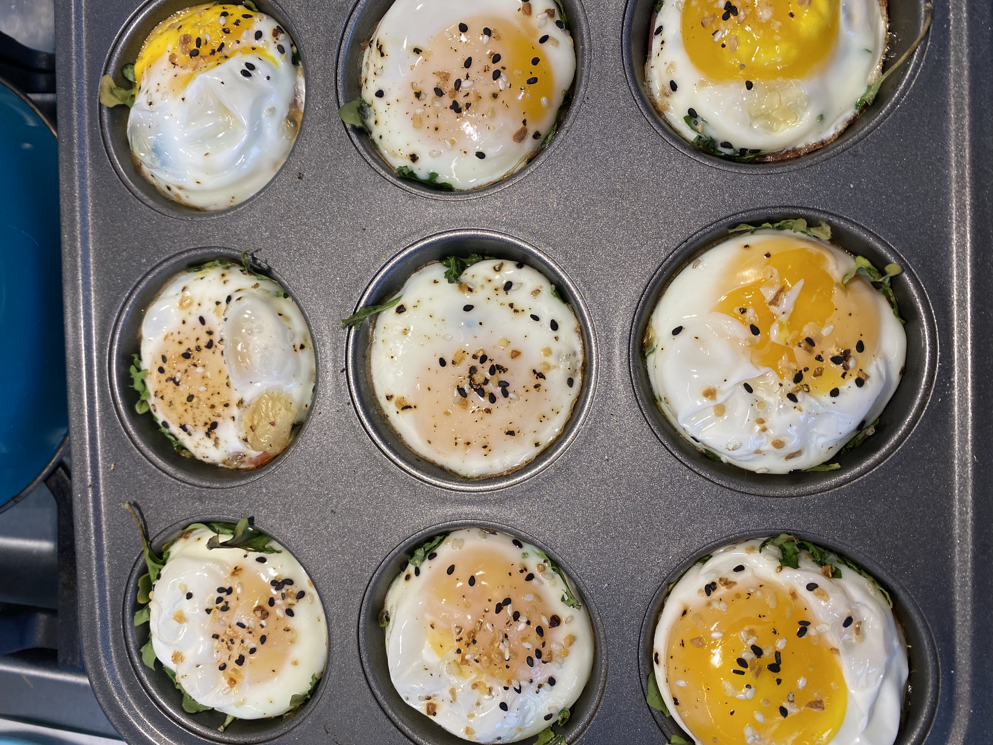 Prosciutto & Greens Egg Cups