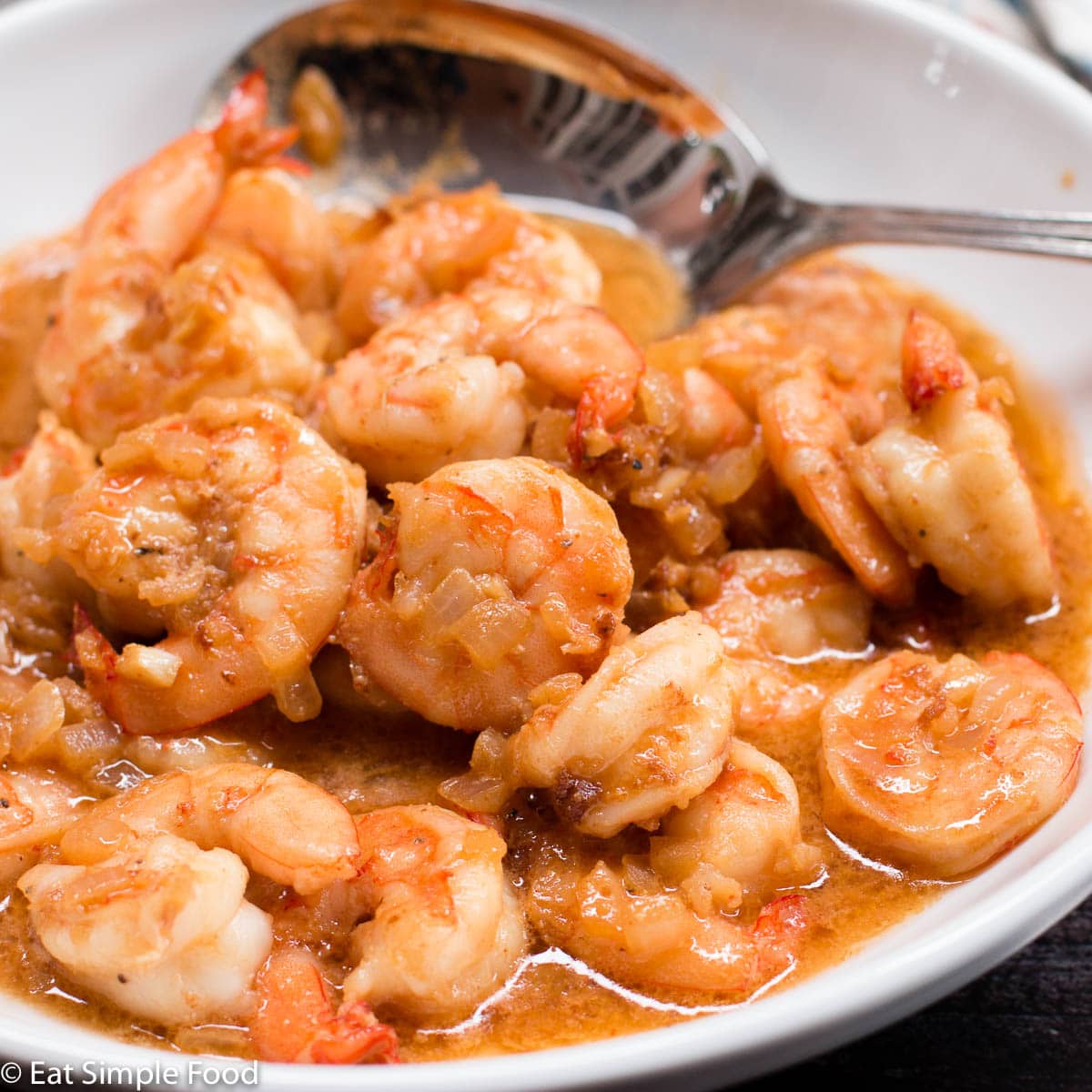 Buttery Shrimp w/ Worcestershire Sauce