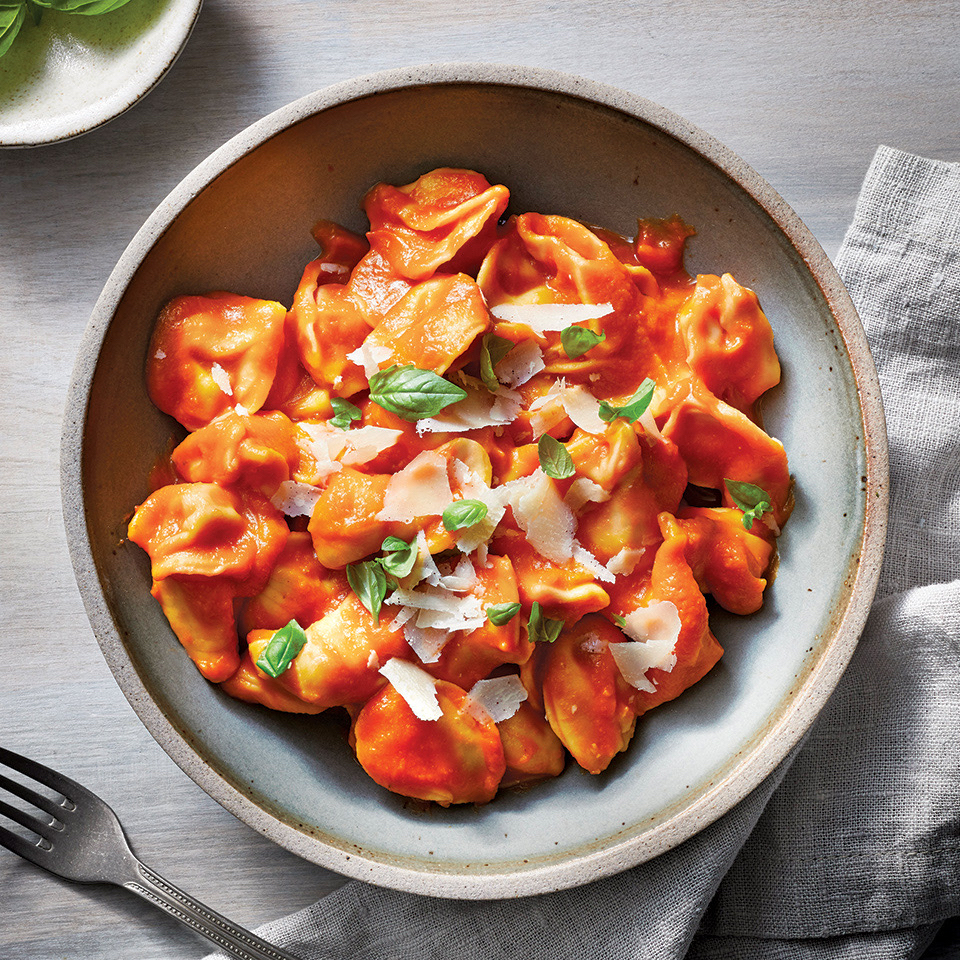 Slow-Cooker Creamy Butternut Sauce & Tortellini