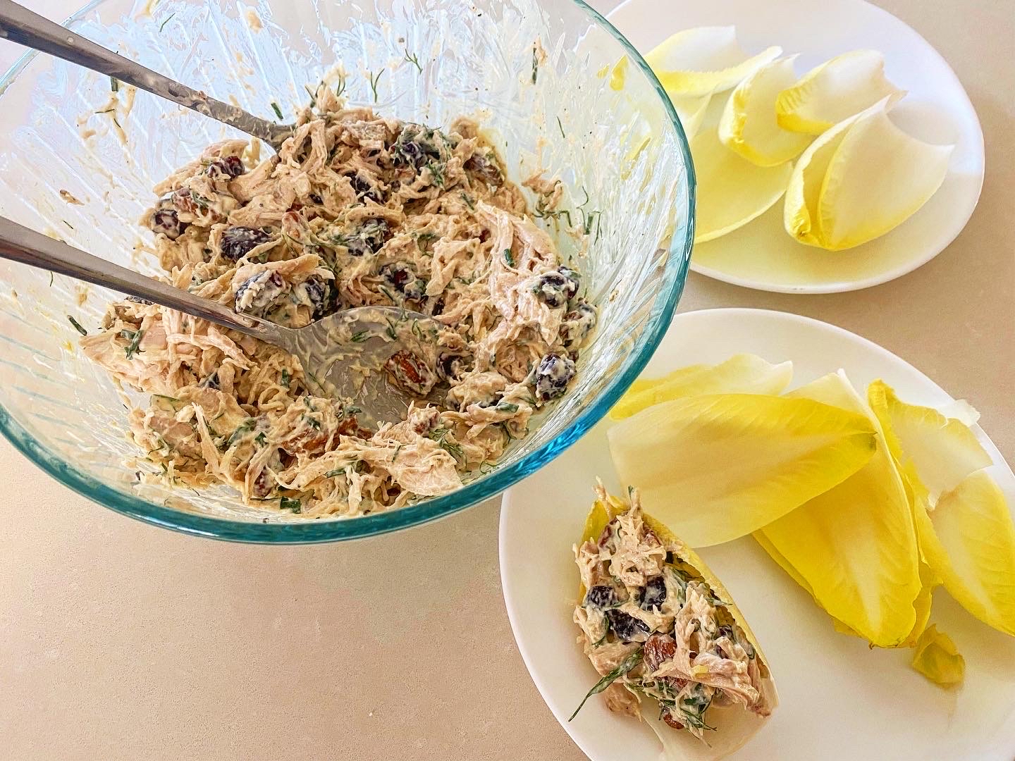Dijion, Cranberry, Pecan Chicken Salad